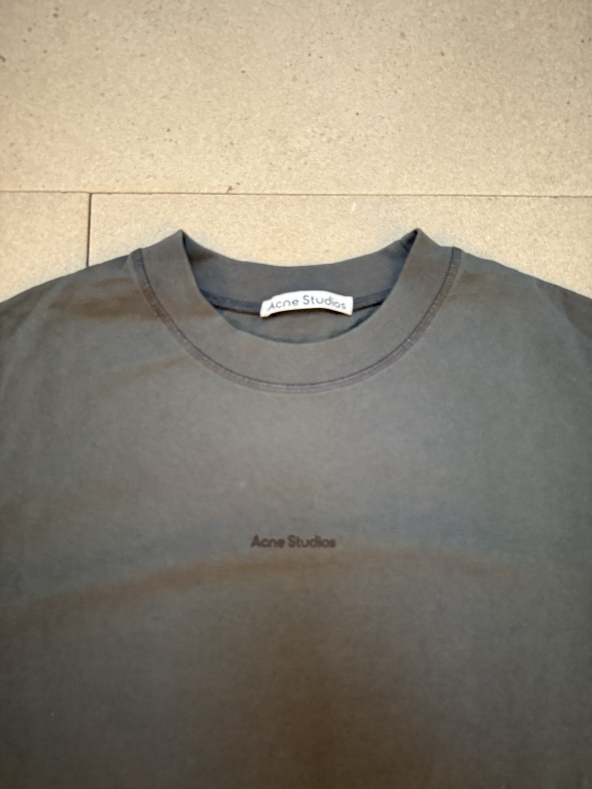 Acne Studios Acne Studios Charcoal T Shirt Size US L / EU 52-54 / 3 - 4 Thumbnail