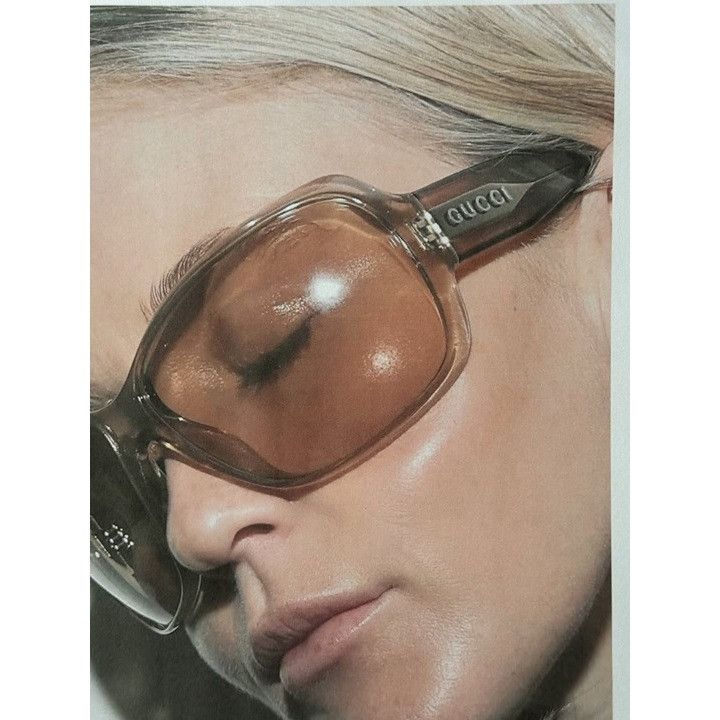 Gucci Gucci GG2176S 006 Sunglasses Shiny Transparent Beige Size ONE SIZE - 2 Thumbnail