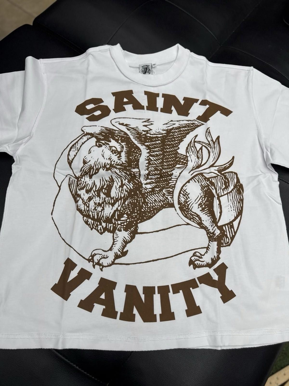 Saint Vanity Size (M) - Saint Vanity T-shirt Brown Logo Authentic (NEW) Size US M / EU 48-50 / 2 - 1 Thumbnail