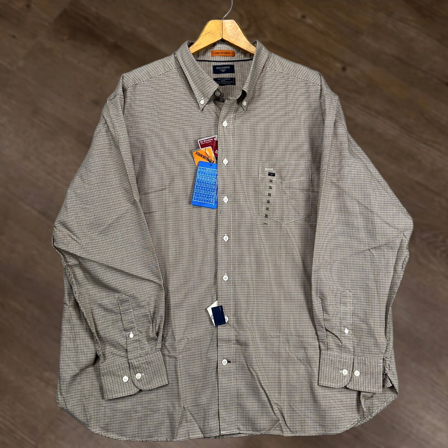 Dockers VINTAGE Dockers Shirt? (No, not vintage) Size US XXL / EU 58 / 5 - 1 Thumbnail