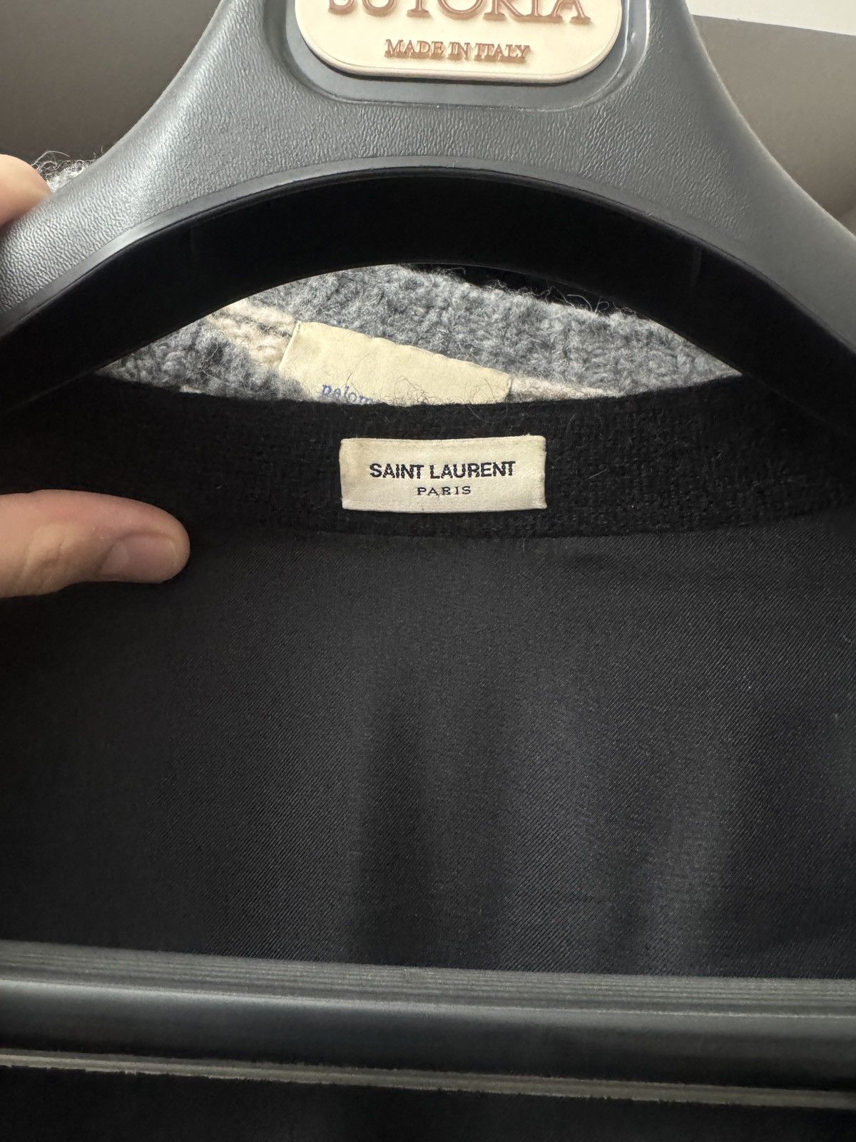 Saint Laurent Paris Saint Laurent FW15 Hedi Slimane Leopard Mohair Cardigan Size US M / EU 48-50 / 2 - 2 Thumbnail