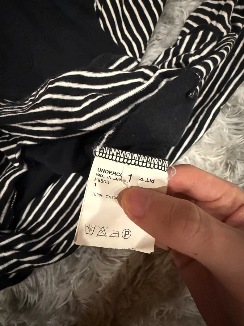 Undercover UNDERCOVER 14SS Punk Stripe Patchwork Oversized Neck Three Size US S / EU 44-46 / 1 - 4 Thumbnail