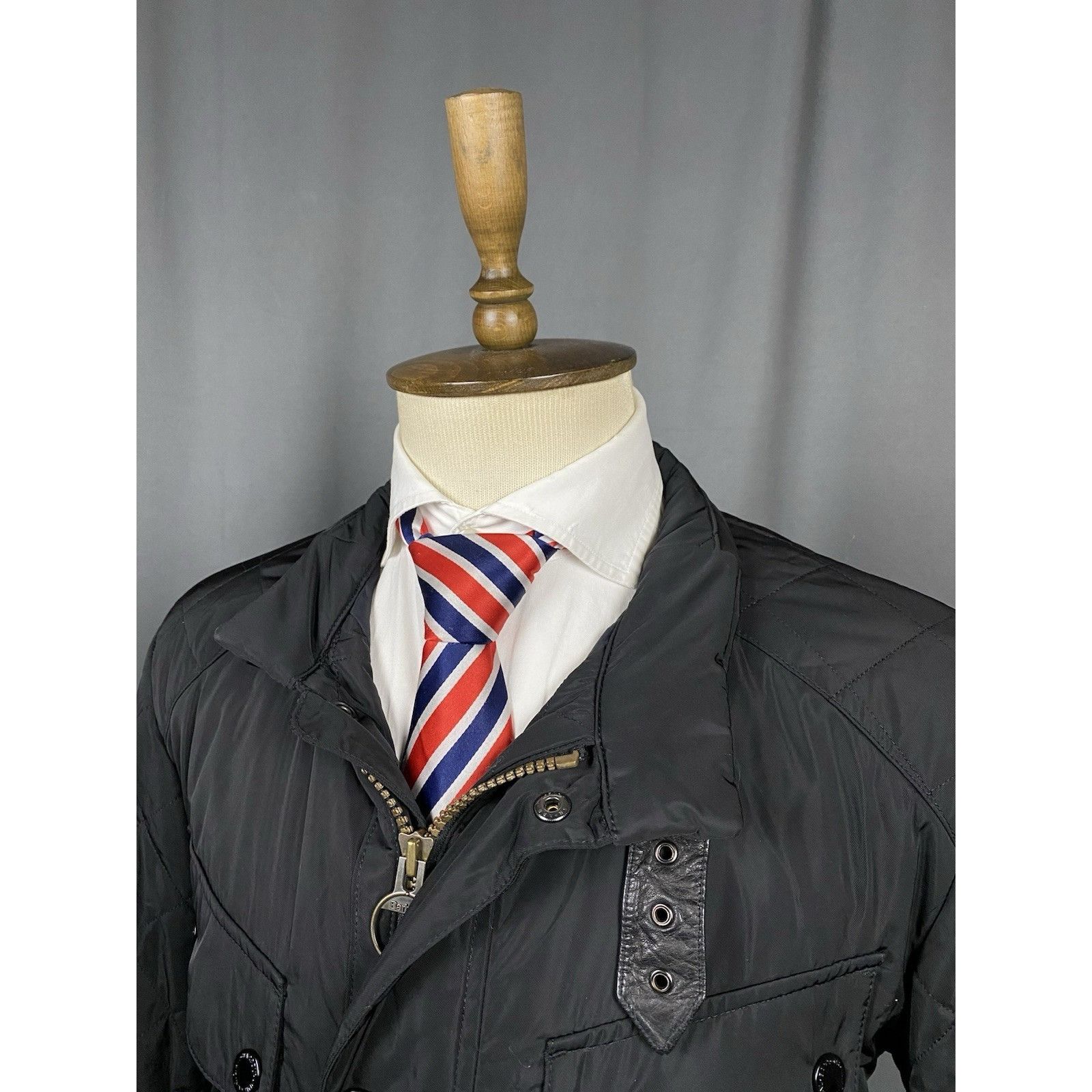 Barbour Barbour International Men's Black Quilted Jacket Size XL Size US XL / EU 56 / 4 - 5 Thumbnail