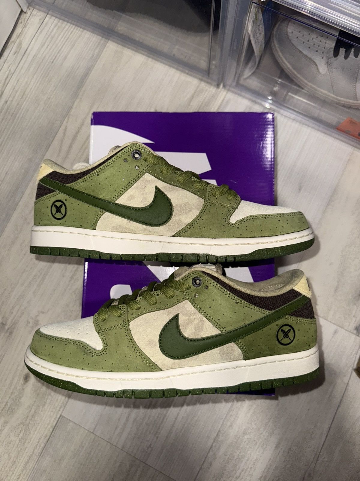 Nike SB Nike SB Dunk Low Yuto Hurigome Matcha Size US 10.5 / EU 43-44 - 2 Thumbnail