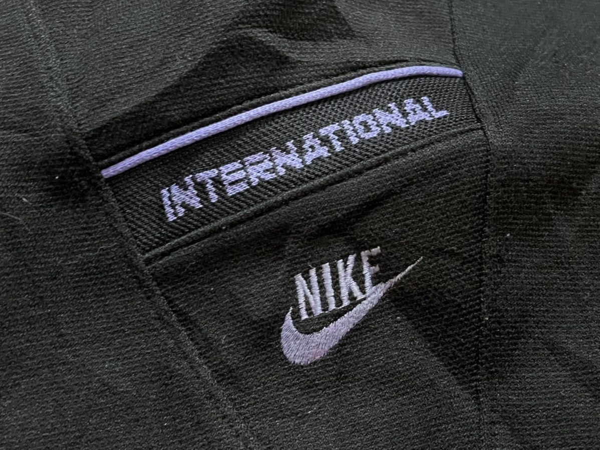 Nike Nike 80-90s japan vintage retro slim track pant purple logo Size US 32 / EU 48 - 8 Thumbnail