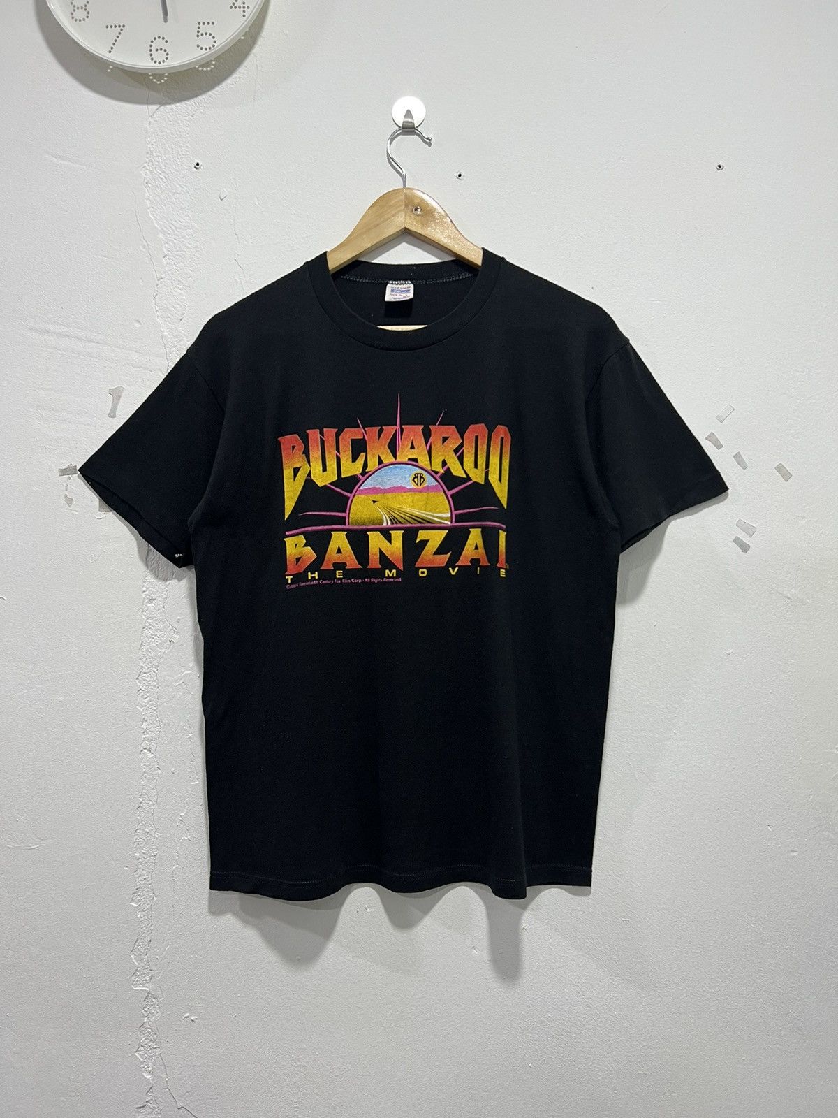 Vintage Vintage 1984’ Buckaroo Banzai The Movie Promo Tshirt Size US L / EU 52-54 / 3 - 1 Thumbnail