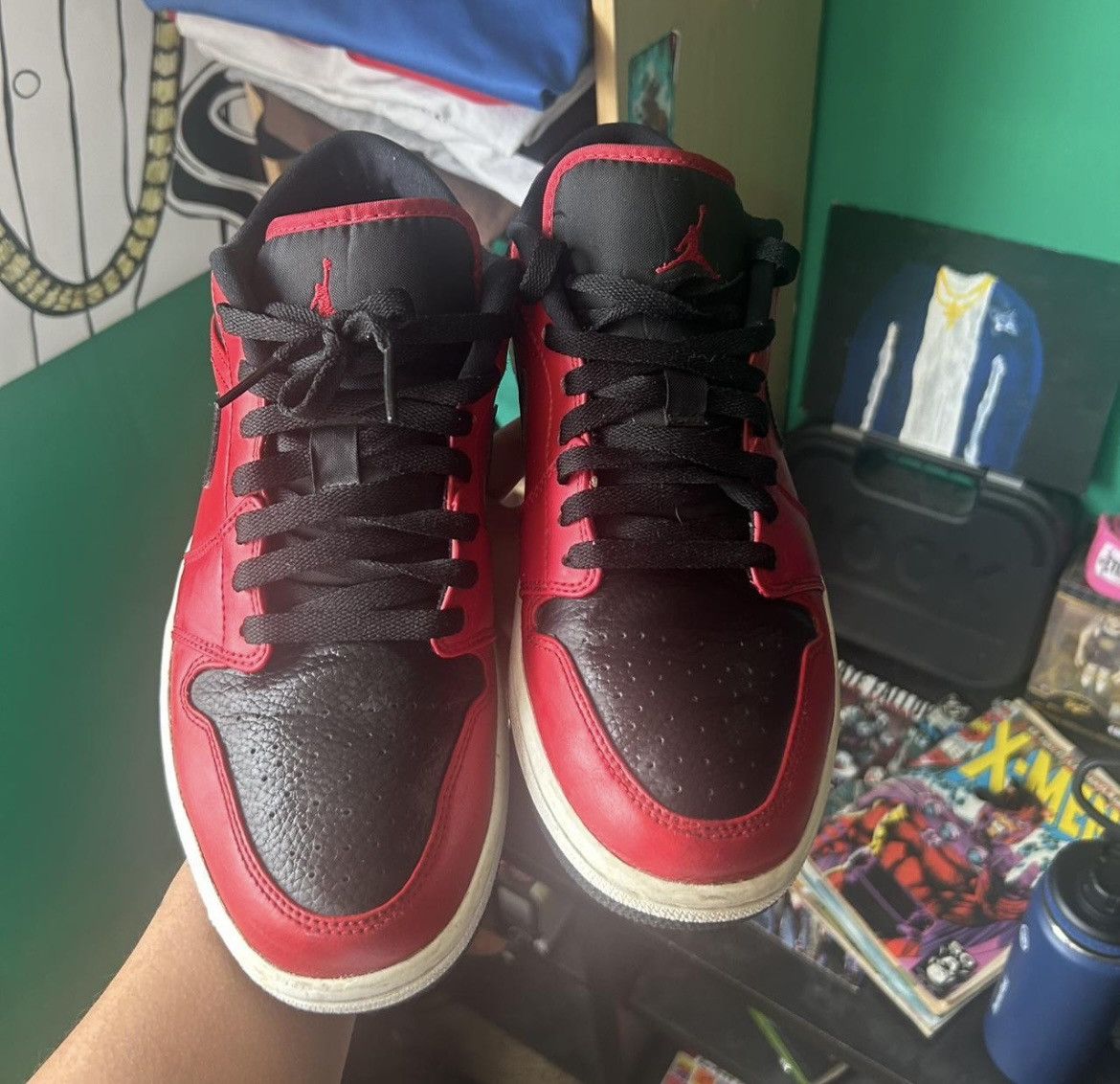 Jordan Brand Jordan 1 red and black Size US 9 / EU 42 - 5 Thumbnail