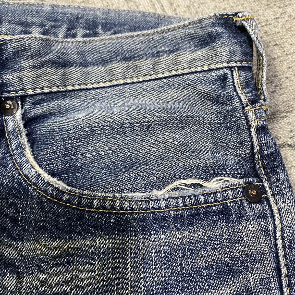 Edwin × Jean Edwin 505 Selvage Denim Distressed Jeans Size US 30 / EU 46 - 11 Thumbnail