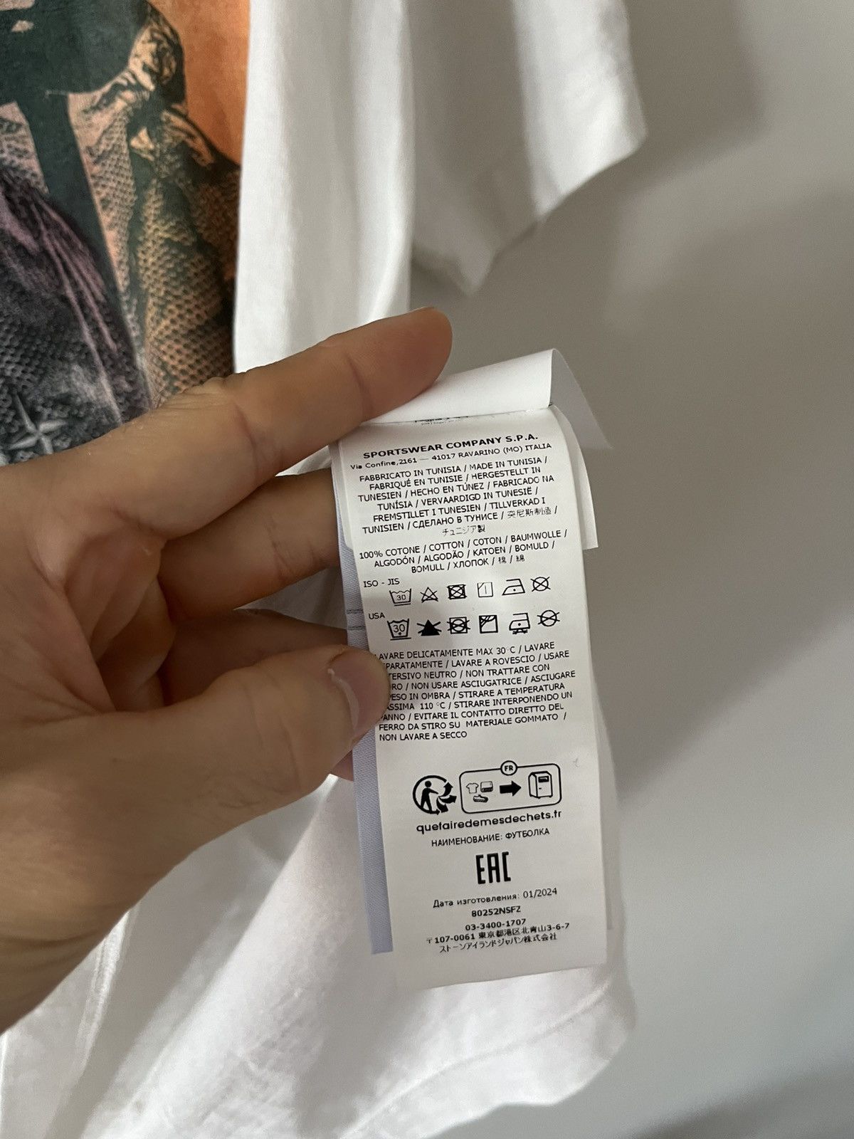 Stone Island Stone Island x Butter Goods 2024 size M white t-shirt print Size US M / EU 48-50 / 2 - 5 Thumbnail