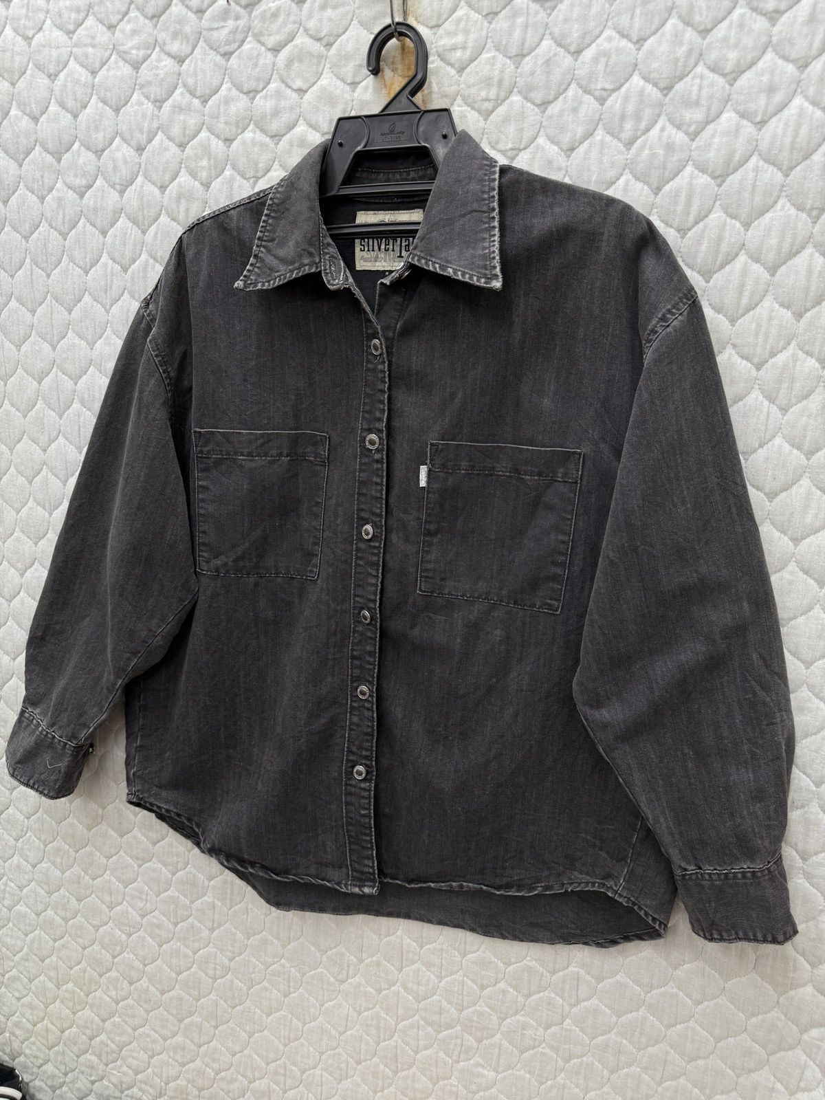 Levi's 🔥🔥🔥STEALS LEVIS SILVER TAB BOXY JACKET SHIRTS Size M / US 6-8 / IT 42-44 - 3 Thumbnail