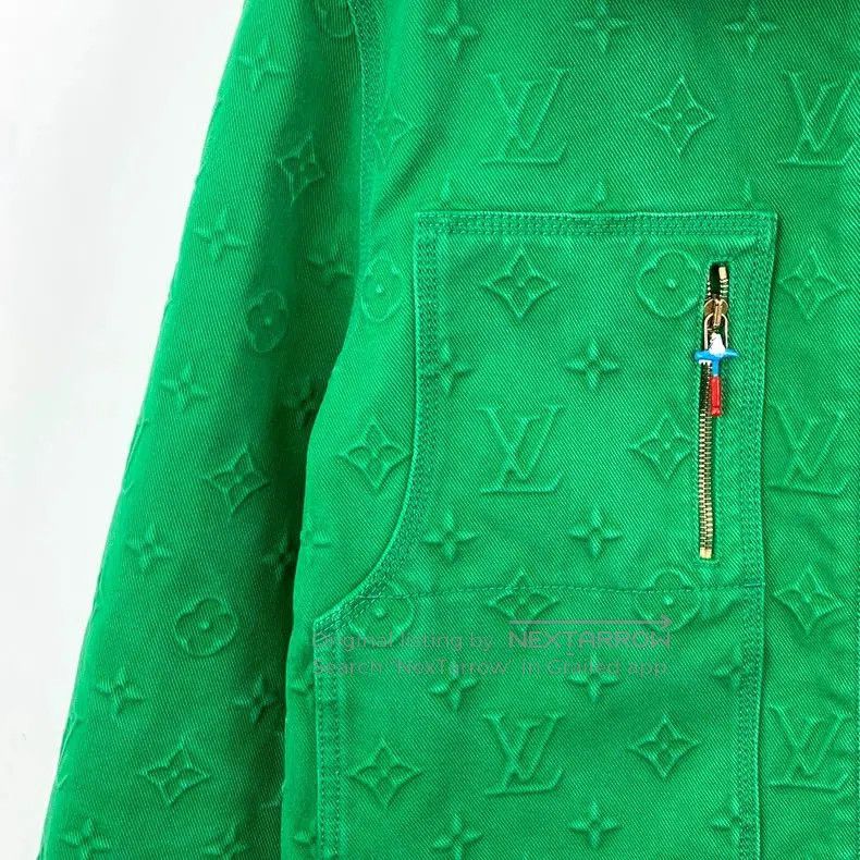 Other Louis Vuitton Green Logo Embossed Jacket. Size US L / EU 52-54 / 3 - 4 Thumbnail
