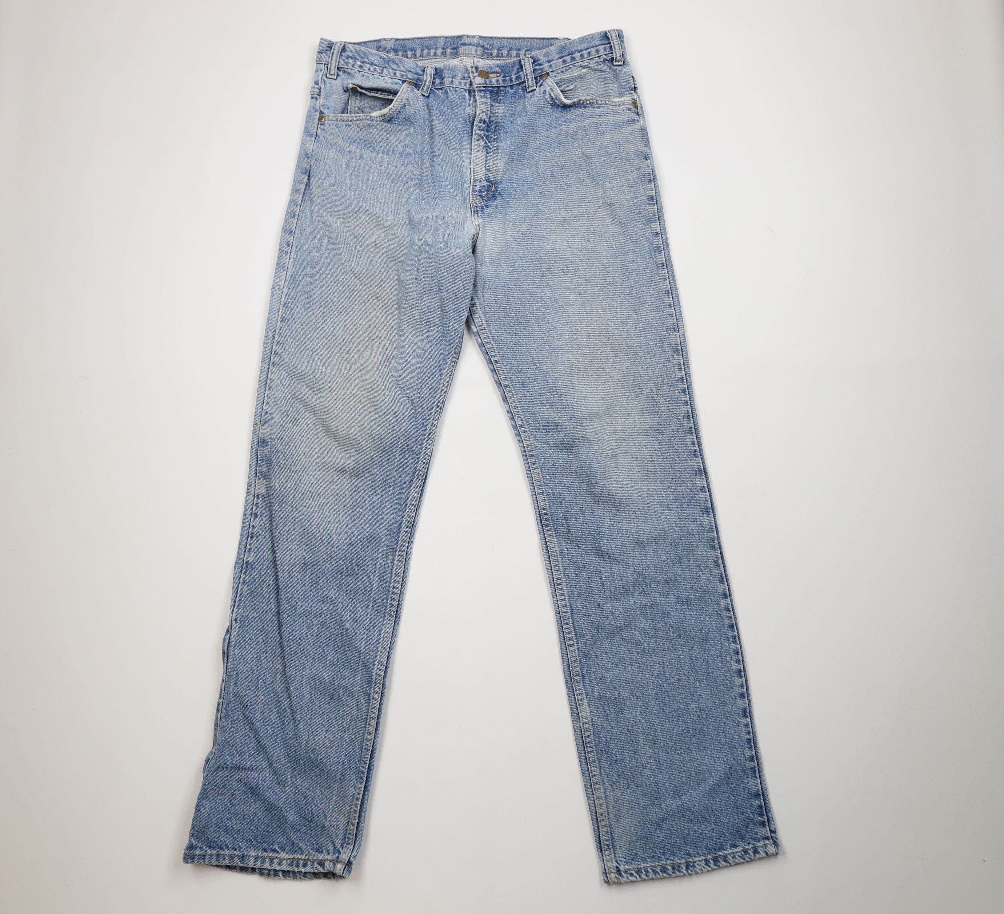 Vintage 90s Carhartt Straight Leg Denim Jeans Blue USA