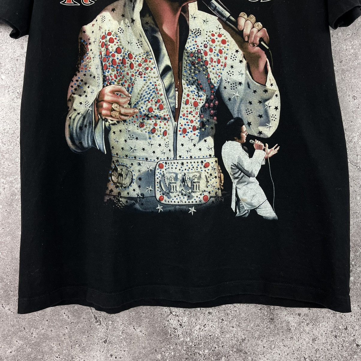 Band Tees × Vintage Rock Tees Vintage Elvis Presley Double Big Logo Size L Size US L / EU 52-54 / 3 - 3 Thumbnail