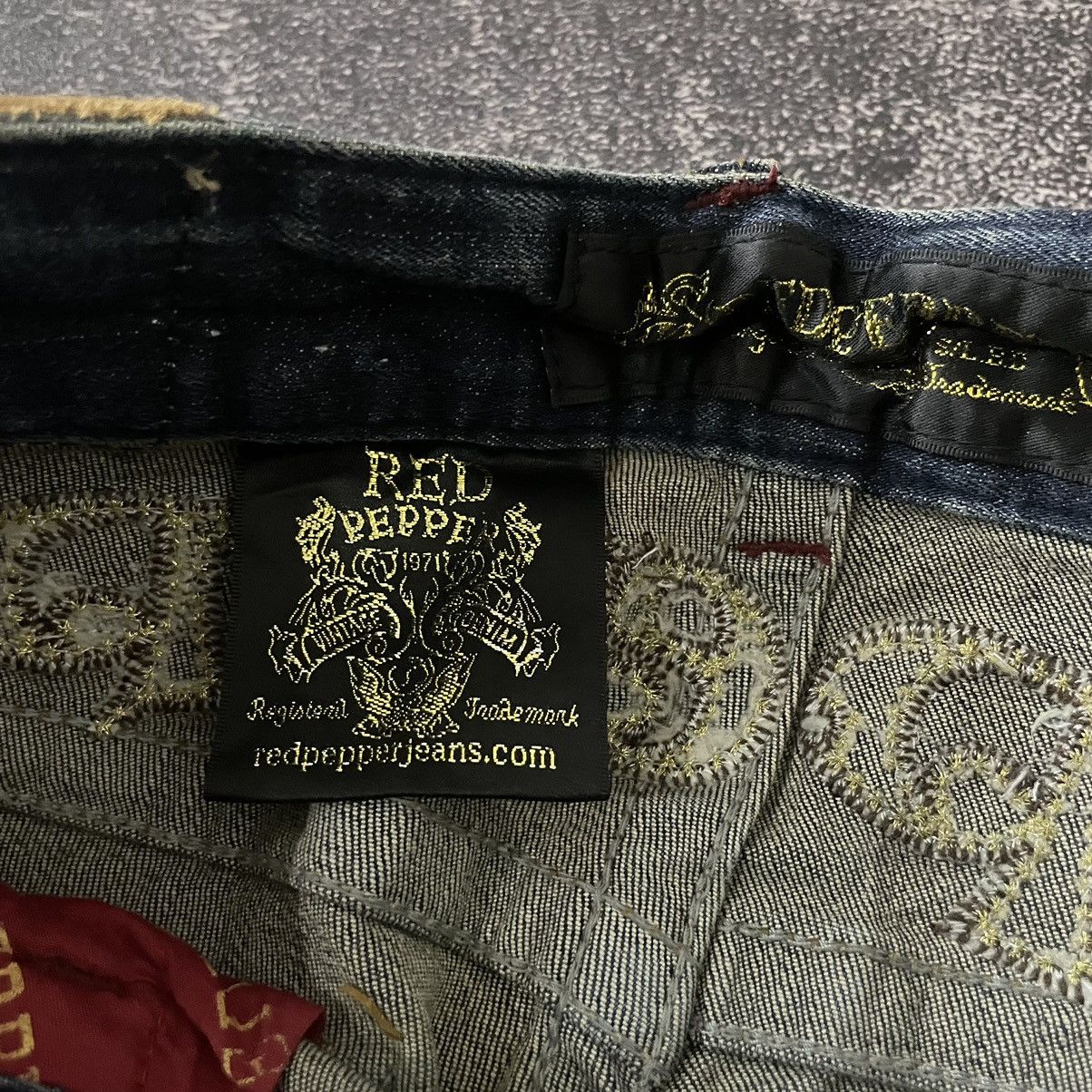 Japanese Brand 🔥 GCS24 🔥 Red papper flared pants Size 30" / US 8 / IT 44 - 8 Thumbnail