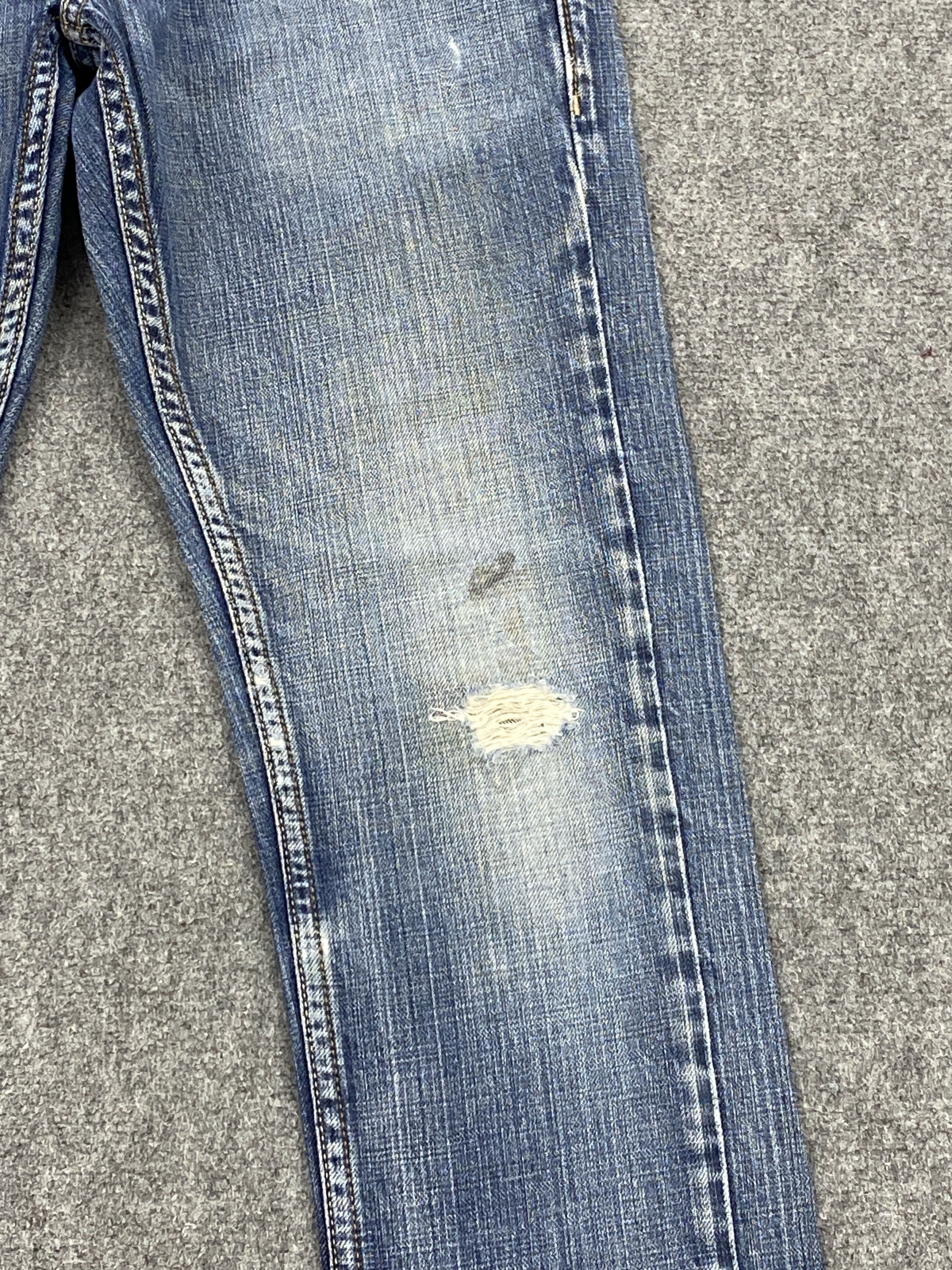 Levi's Vintage Levis 511 Skinny Fit Distressed Denim DP2622 Size US 28 / EU 44 - 6 Thumbnail