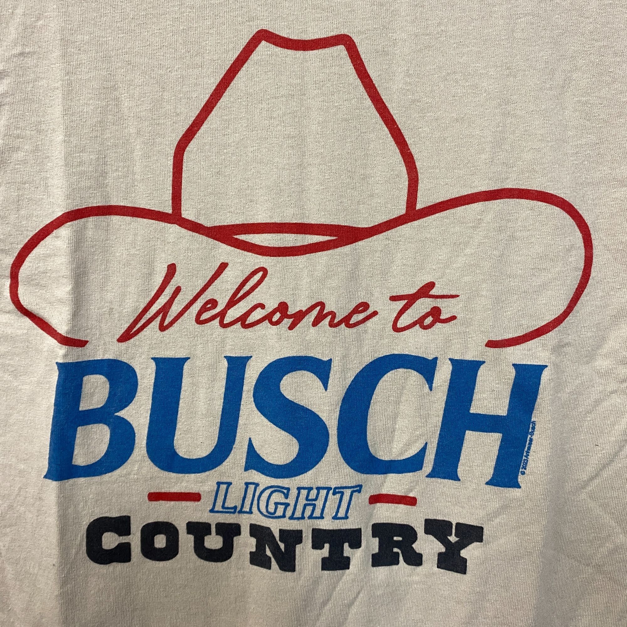 Junk Food Welcome to Busch Light Country Cowboy Hat Beige T-Shirt Smal Size US S / EU 44-46 / 1 - 2 Thumbnail