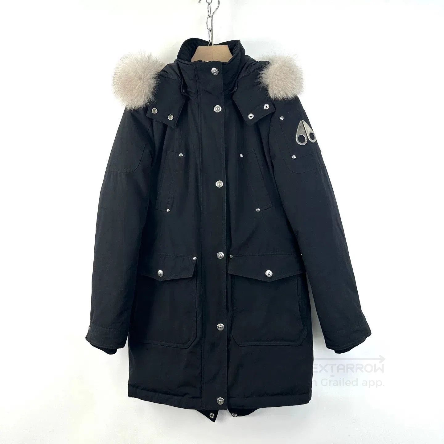 Moose Knuckles Moose Knuckles Black Down Jacket S. Size S / US 4 / IT 40 - 1 Thumbnail