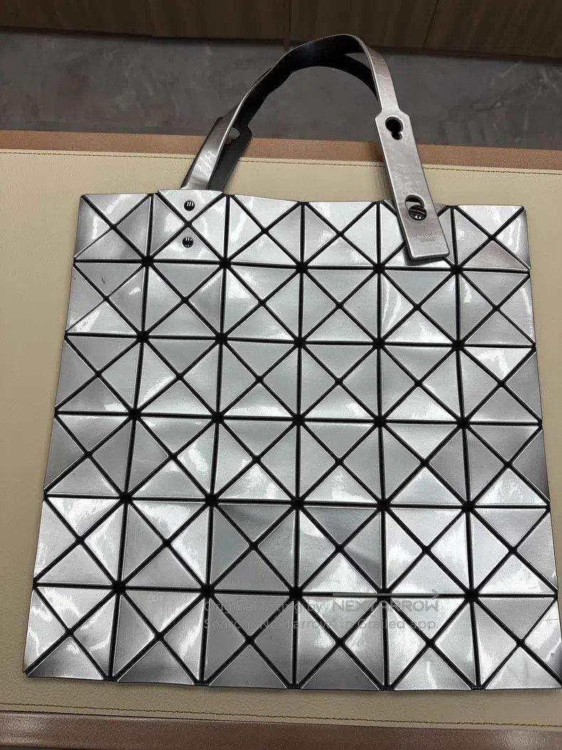 Issey Miyake Issey Miyake Silver Six-grid Bag Size ONE SIZE - 3 Thumbnail