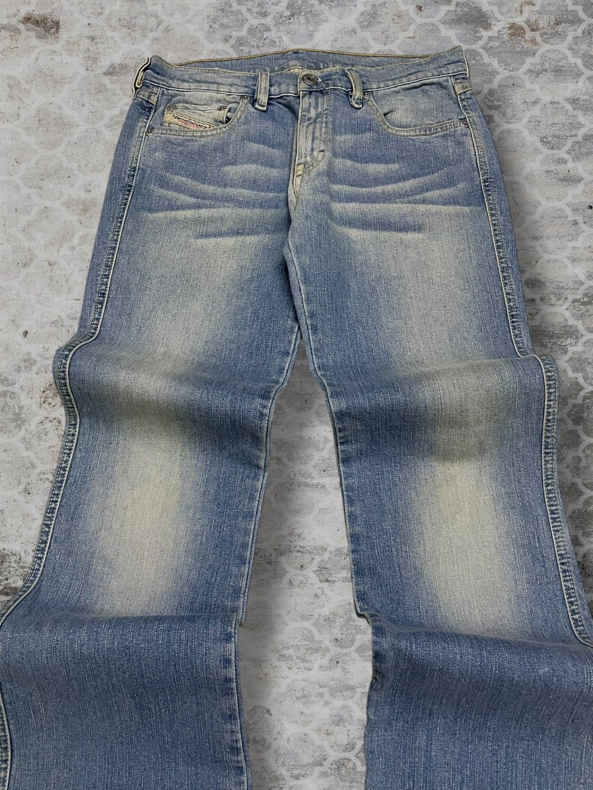 Diesel Vintage Authentic Designer Diesel Flared Blue Denim Size US 28 / EU 44 - 4 Thumbnail