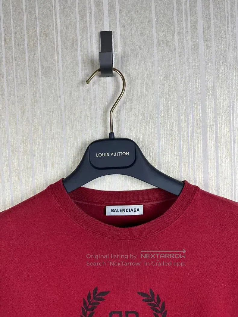 Balenciaga Balenciaga Short Sleeve with Red Wheat Pattern Size US S / EU 44-46 / 1 - 3 Thumbnail