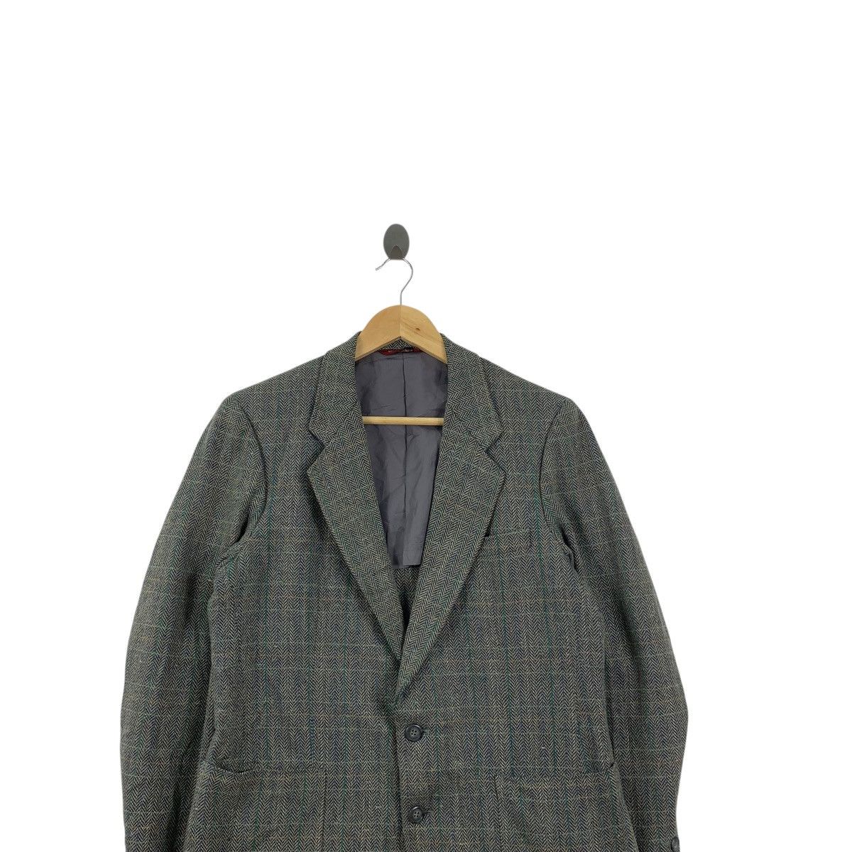 Emanuel Ungaro Vintage EMANUEL UNGARO PARIS Herringbone Blazer Coat Peacoat Size M / US 6-8 / IT 42-44 - 2 Thumbnail