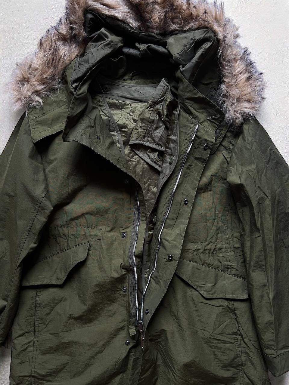 Global Work × Vintage GLOBAL WORK JAPANESE DESIGNER FISHTAIL FUR PARKA JACKET y2k Size US L / EU 52-54 / 3 - 7 Thumbnail