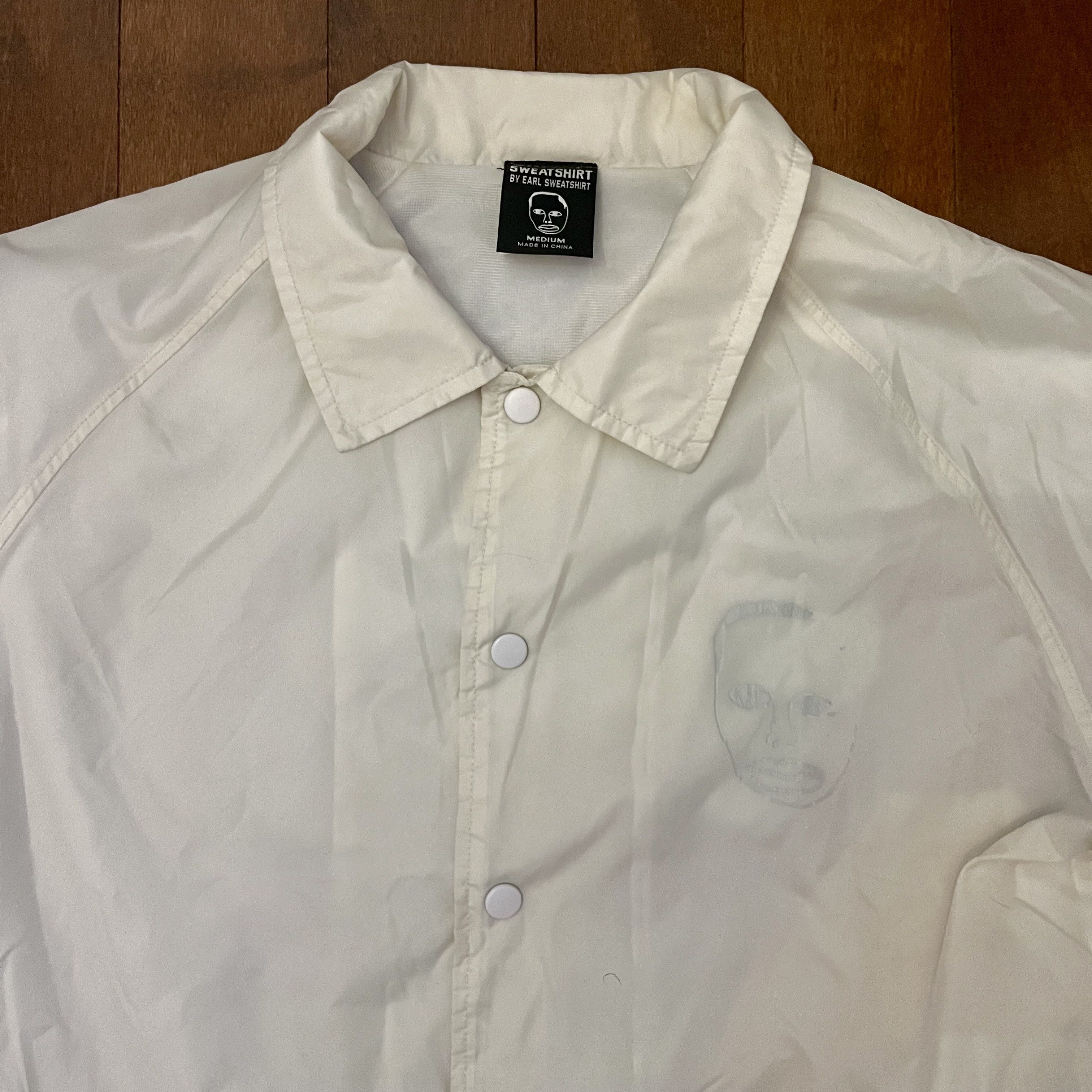 Odd Future EARL SWEATSHIRT - White Coaches Jacket Size US M / EU 48-50 / 2 - 2 Thumbnail