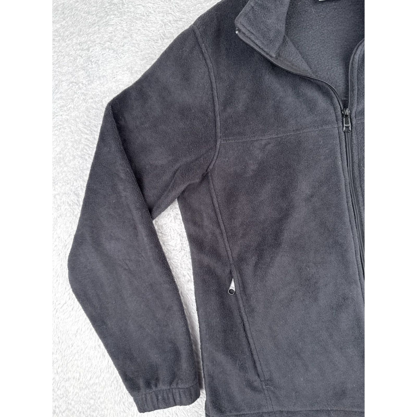 Vintage Columbia Jacket Mens M Gray Full Zip Mock Neck Windbreaker Outdoor American Casual Travel Workwear Front Zip Logo Size US M / EU 48-50 / 2 - 3 Thumbnail