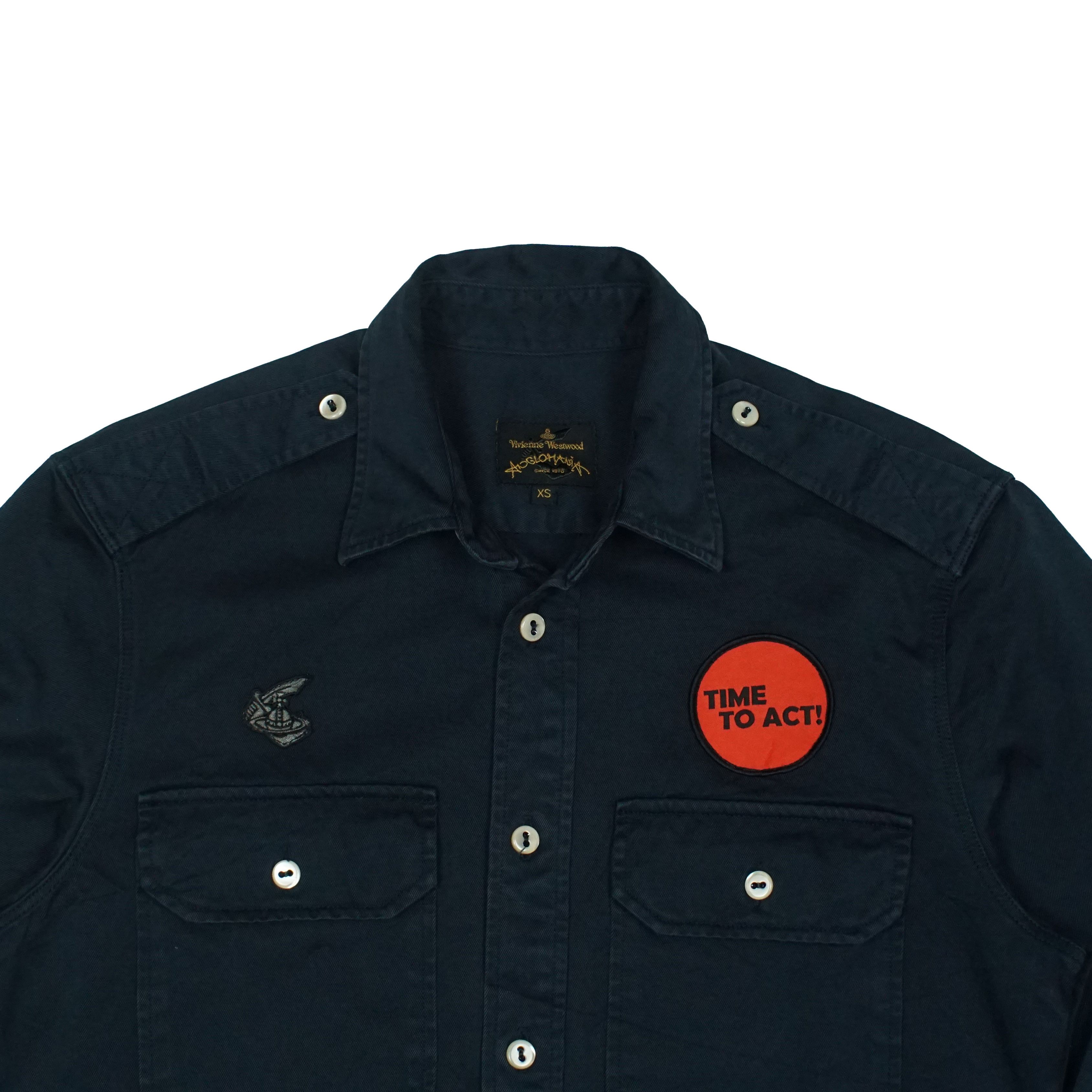 Vivienne Westwood *NoTariff Vivienne Westwood Anglomania Patch Shirt Size ONE SIZE - 2 Thumbnail