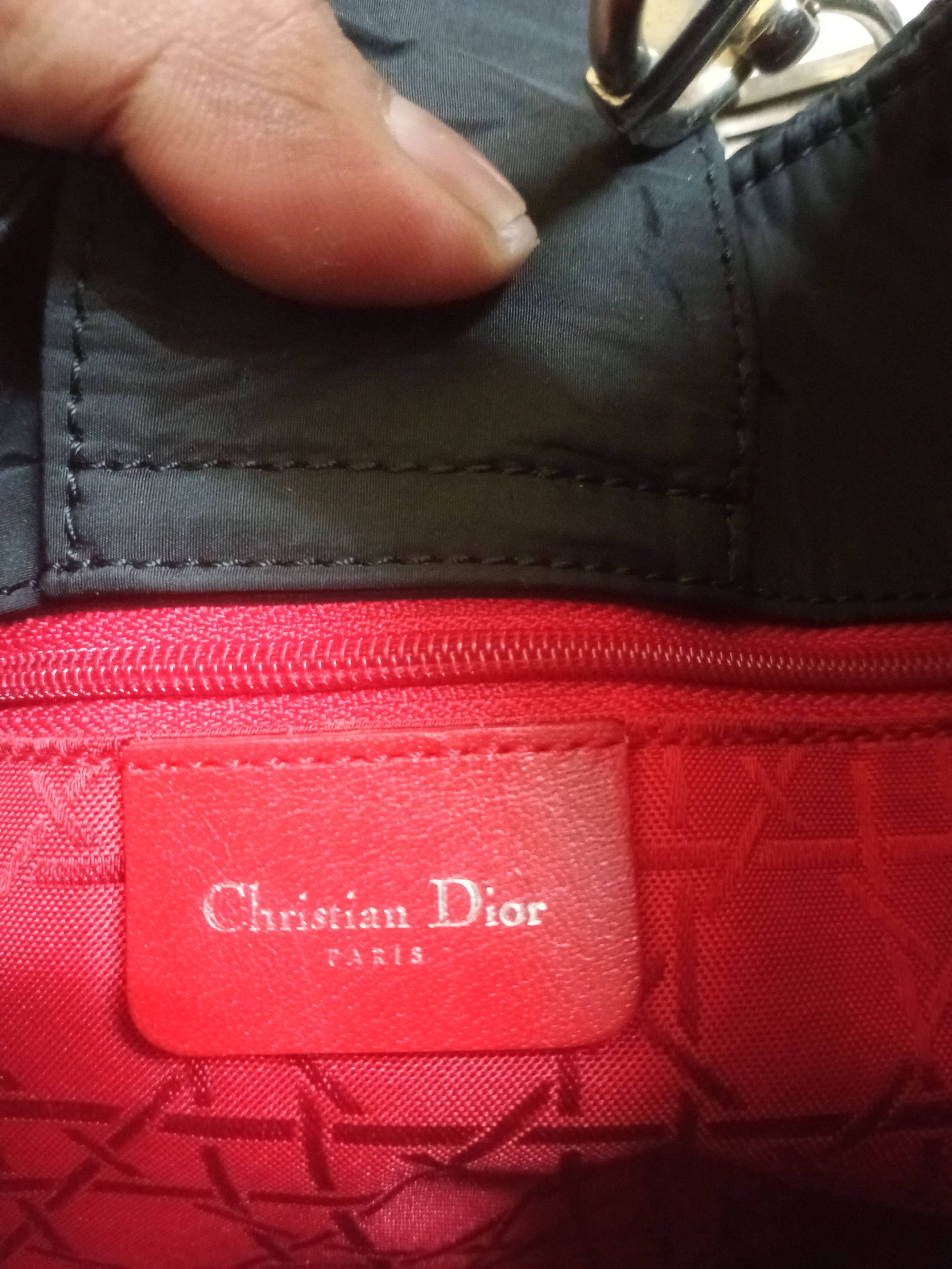 Christian Dior Monsieur Christian Dior One Shoulder RU1927 Black Handbag Size ONE SIZE - 4 Thumbnail