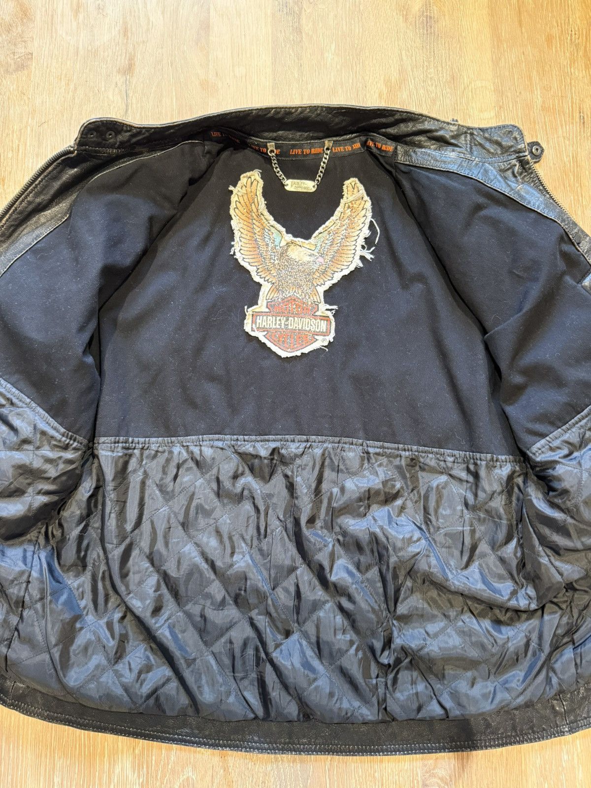 Harley Davidson Vintage Harley Davidson Leather Bike Jacket Size US XL / EU 56 / 4 - 3 Thumbnail