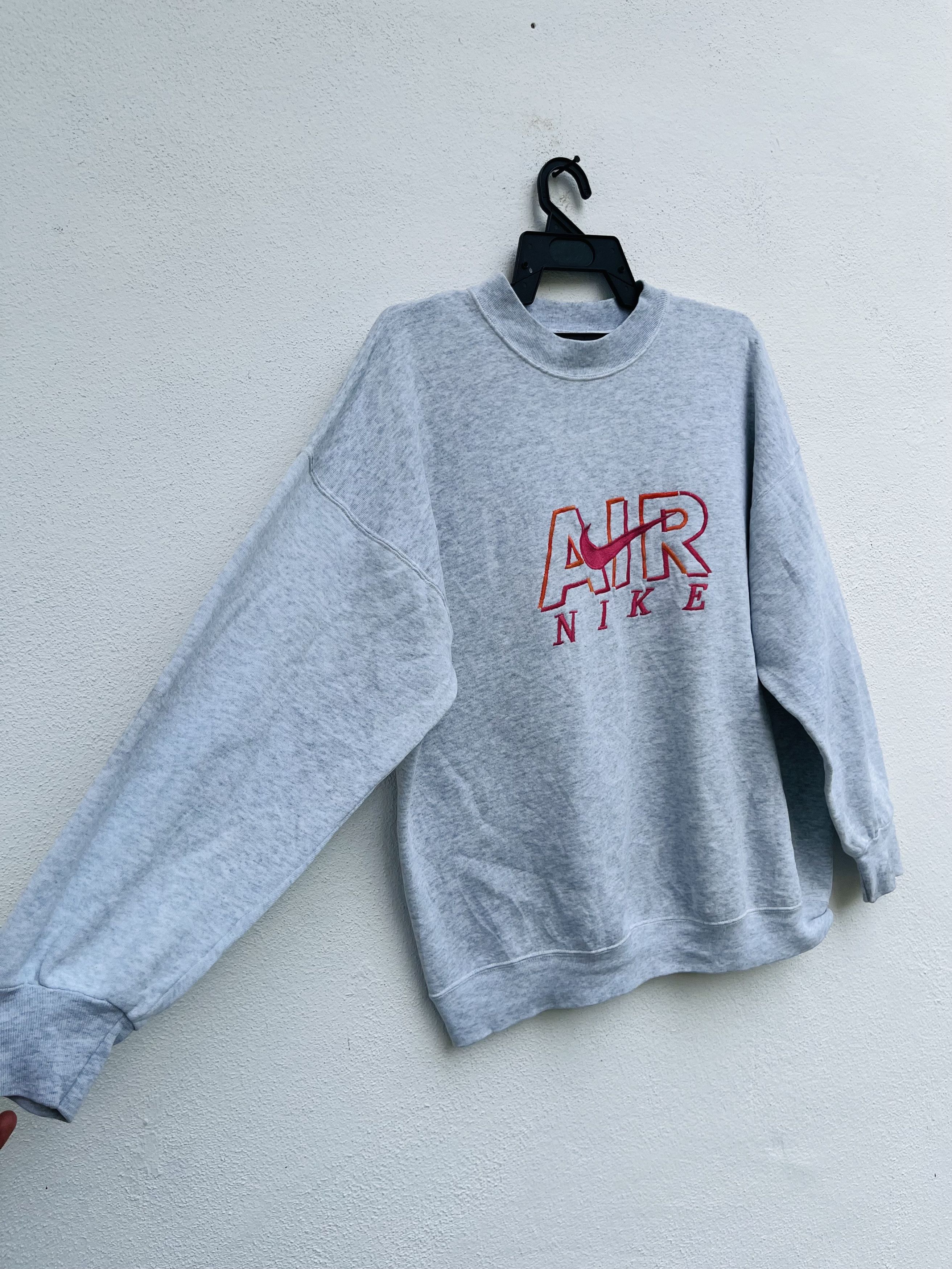 Nike × Vintage Vintage Nike 90s Hip Hop Streetwear Sweatshirt Size US L / EU 52-54 / 3 - 4 Thumbnail
