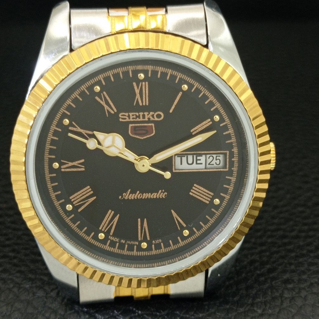 Seiko REFURBISHED VINTAGE SEIKO 5 AUTO JAPAN MENS WATCH a443185 Size 36 - 4 Thumbnail