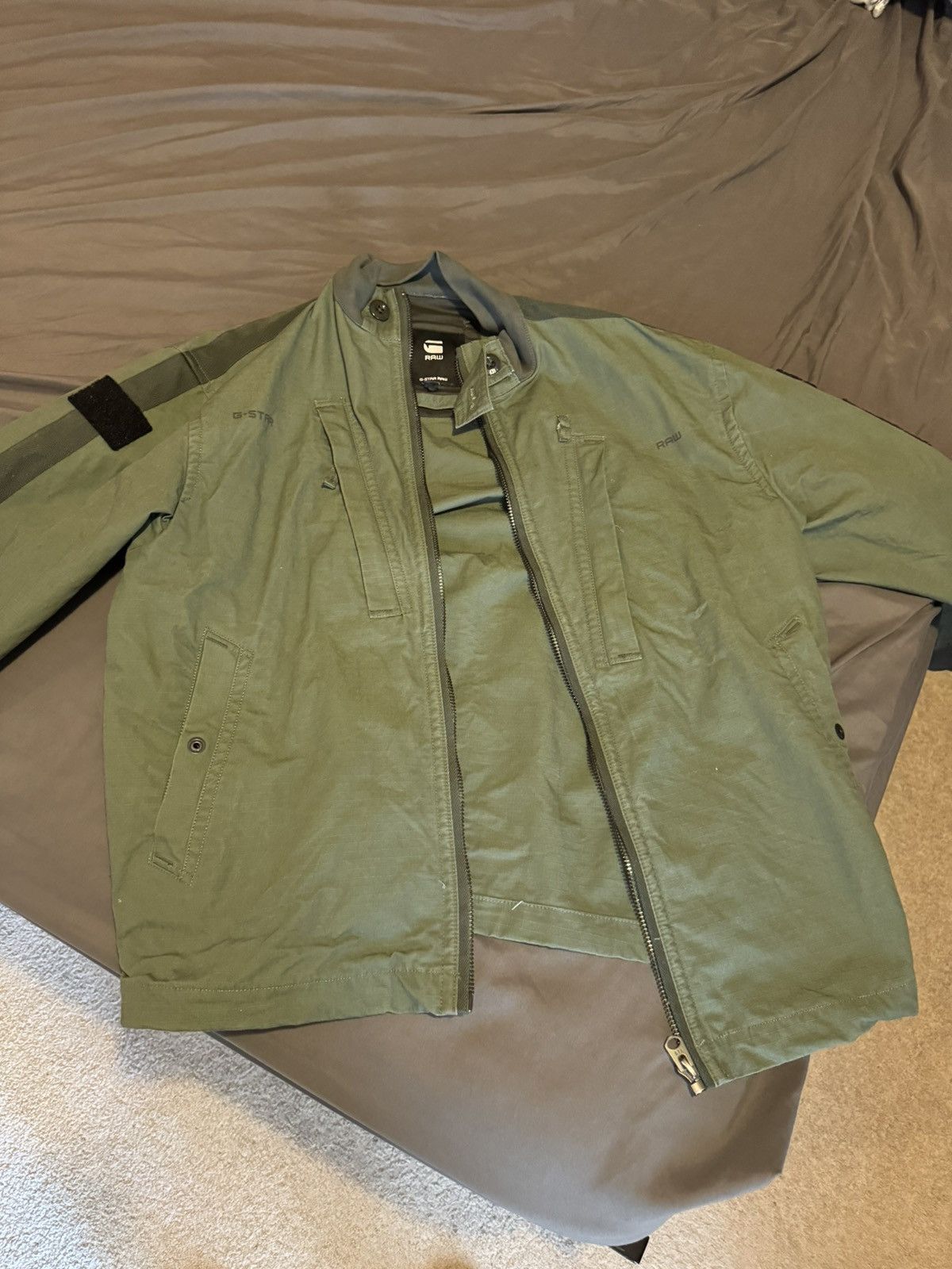 G-Star G star Raw jacket - Combat Tape Overshirt LARGE Size US L / EU 52-54 / 3 - 5 Thumbnail
