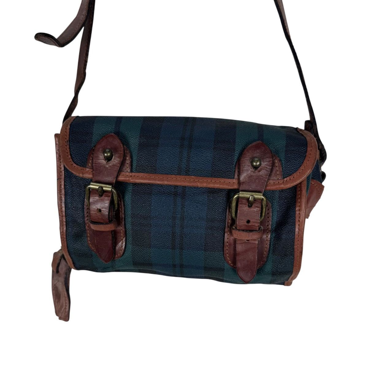 Polo Ralph Lauren 🌟VINTAGE POLO RL PLAIDS CROSSBODY BAGS Size ONE SIZE - 5 Thumbnail