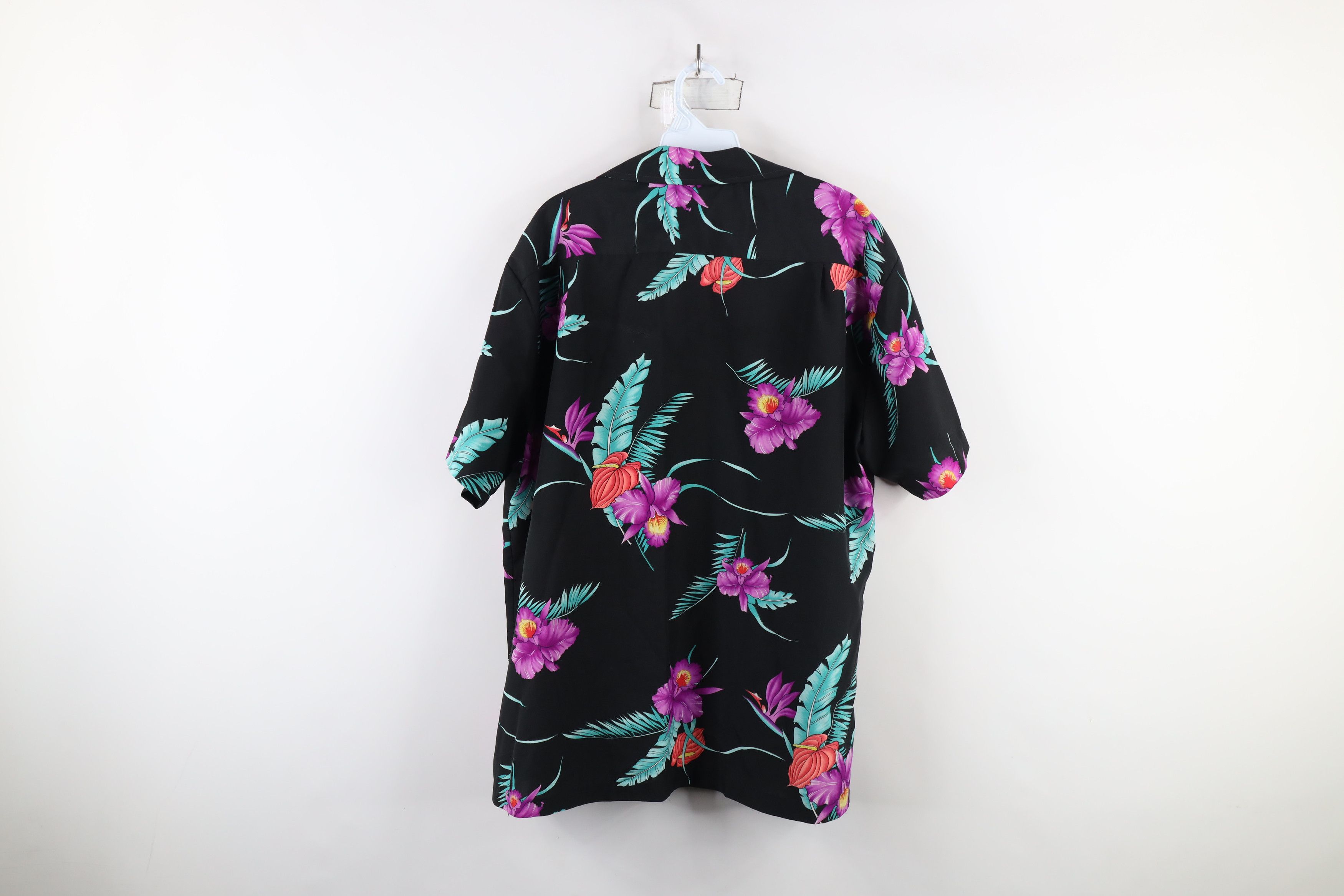 Vintage Vintage 60s 70s Rockabilly Camp Collar Button Shirt USA Size US XXL / EU 58 / 5 - 12 Thumbnail