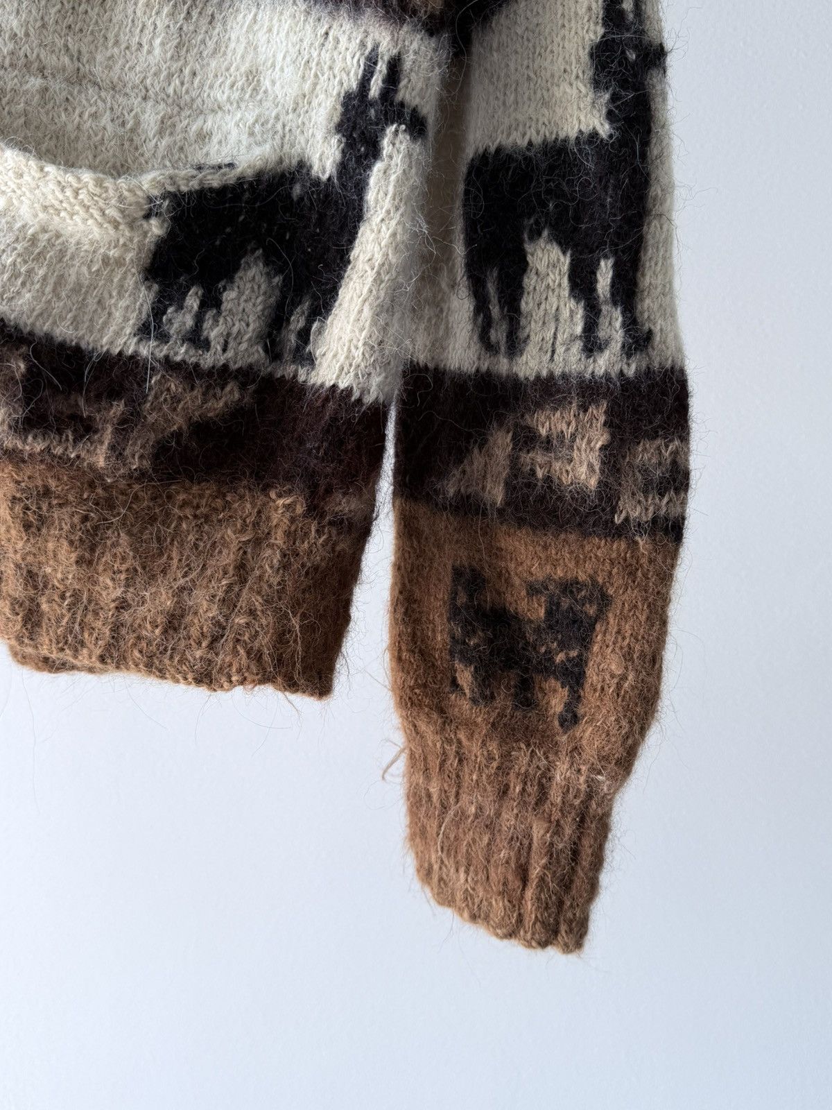 Vintage Vintage 70s Alpaca Wool Cardigan Sweater Size US M / EU 48-50 / 2 - 5 Thumbnail