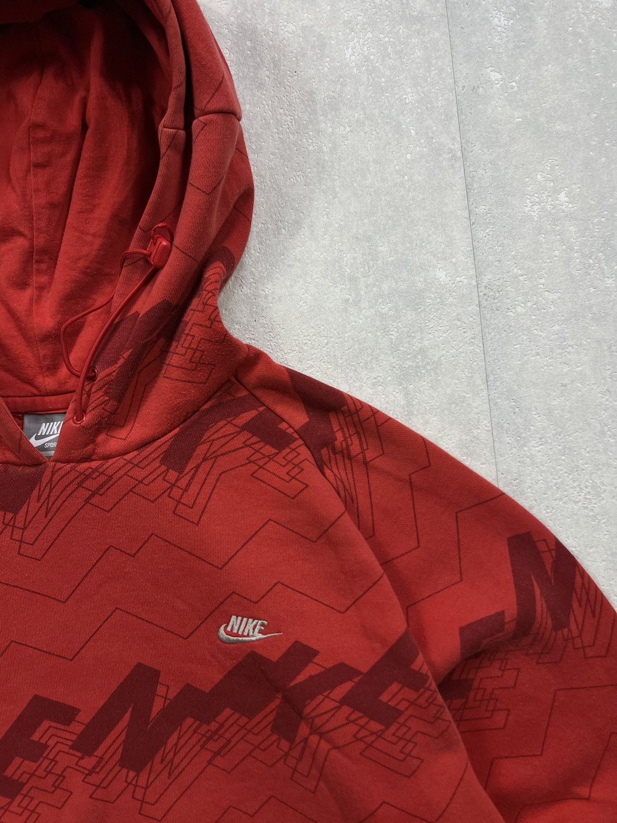 Nike 00’s NIKE MONOGRAM VINTAGE Y2K HOODIE RARE Size US S / EU 44-46 / 1 - 4 Thumbnail