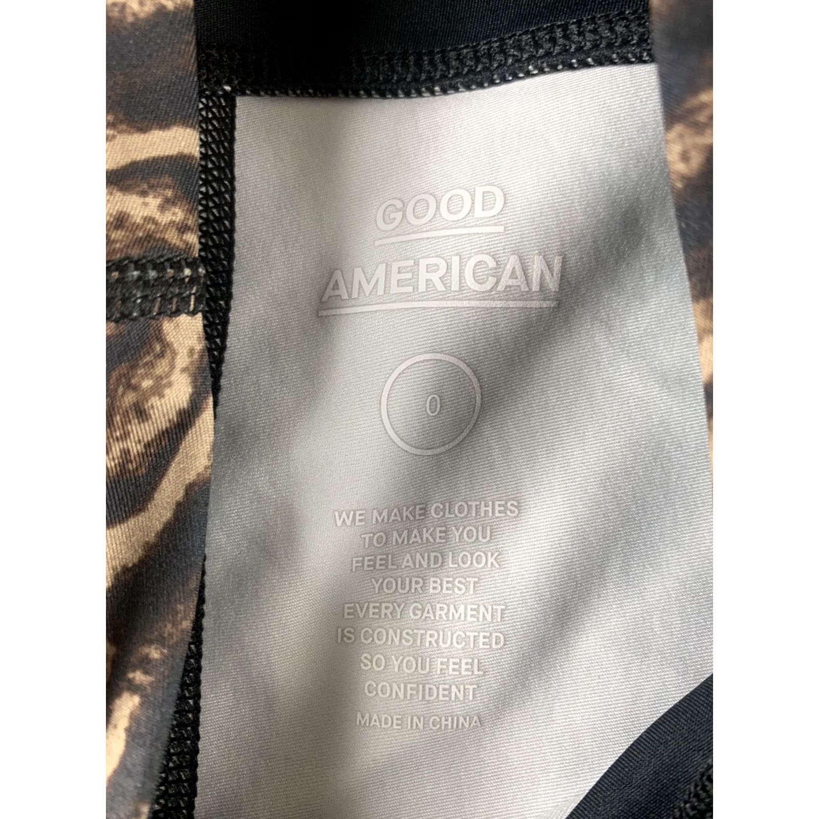 Good American VINTAGE Good American LEGGINGS WOMENS SIZE 0 CHEETAH PRINT YOGA PANTS 21X26 Brown Regular Womens Pants Size 25" / US 0 / IT 36 - 4 Thumbnail