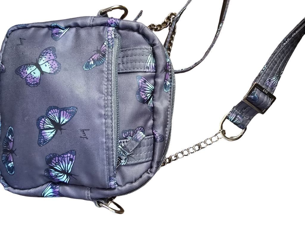 Lugz Women's Lug Swing Butterfly Print Crossbody Bag One Size Gre Size ONE SIZE - 2 Thumbnail