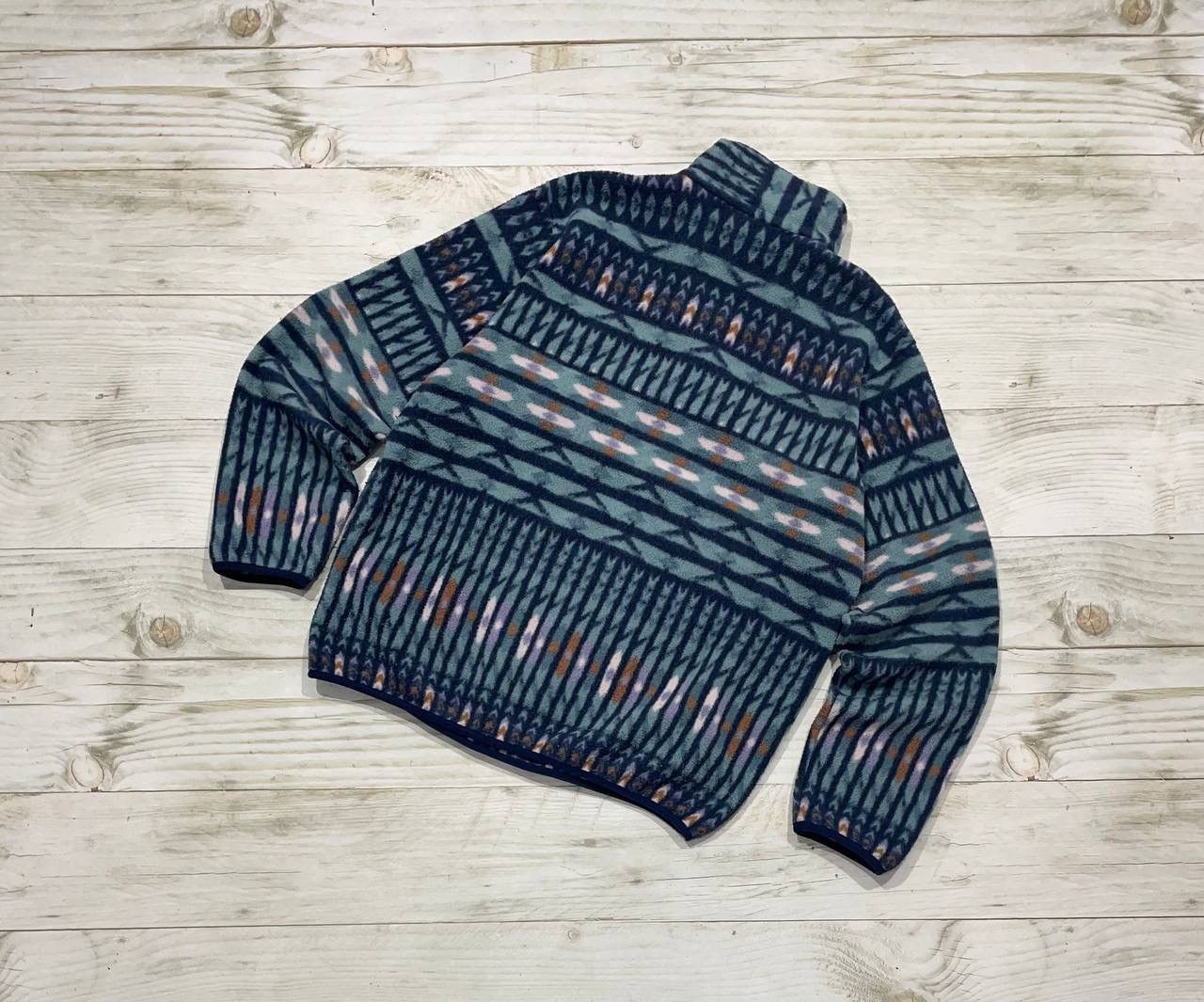 Vintage Patagonia Synchilla Aztec Navajo 1990s Fleece Snap-T - Main Image