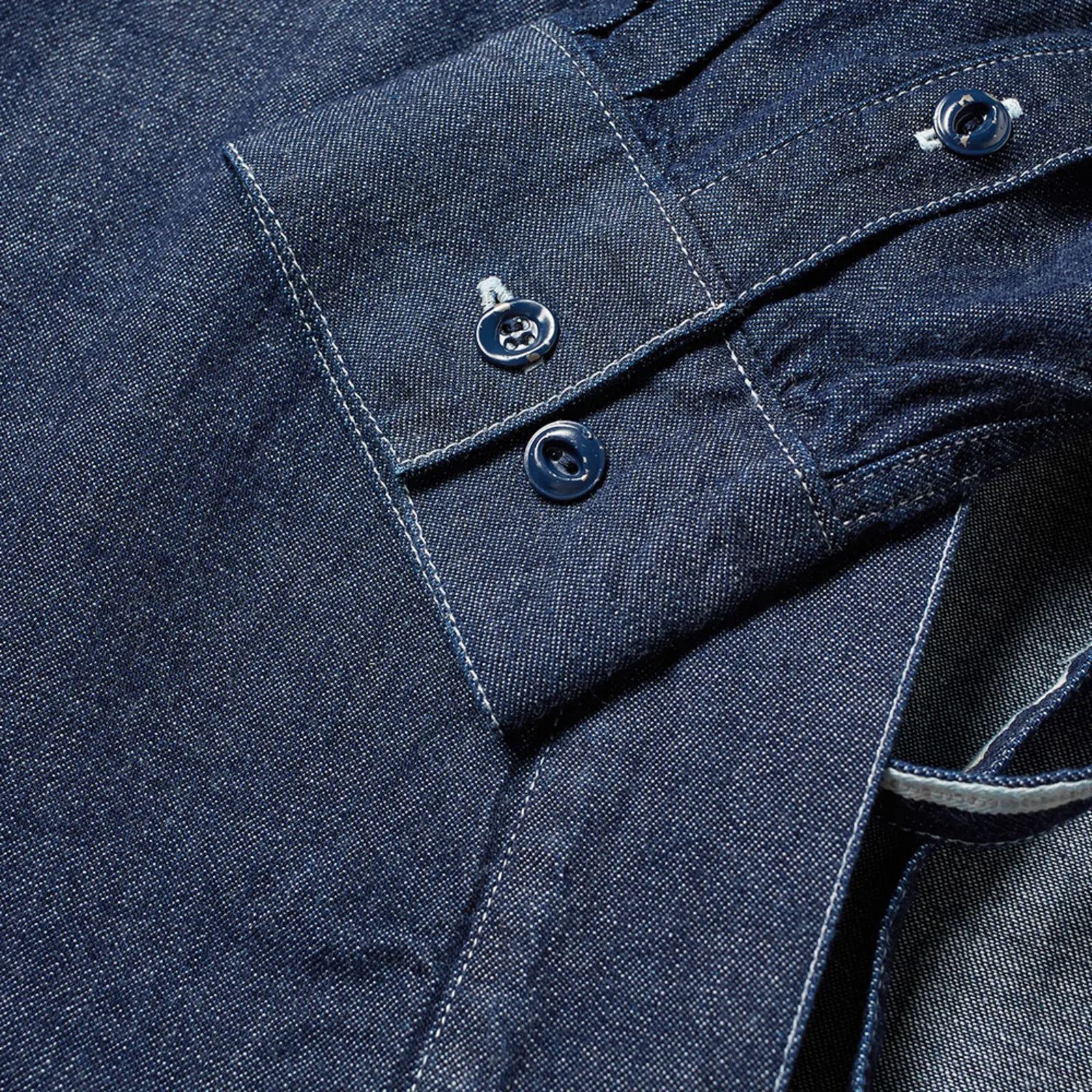 Visvim [2] Visvim Lhamo Shirt in Indigo (SS19) Size US M / EU 48-50 / 2 - 9 Thumbnail