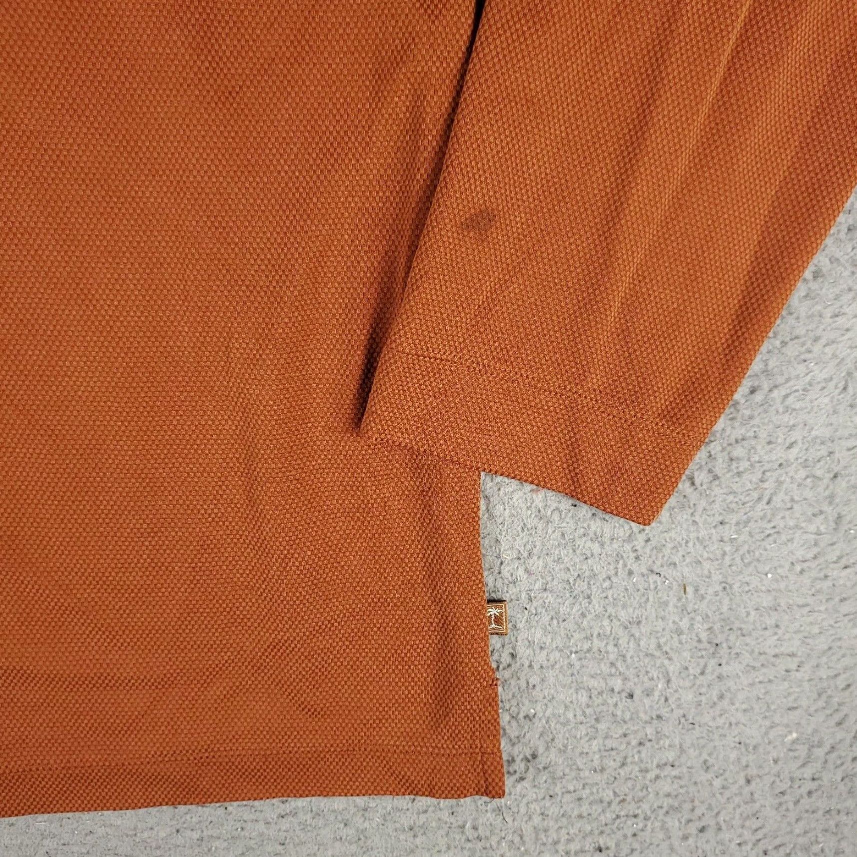 Tommy Bahama Tommy Bahama Polo Shirt Mens XL Orange Long Sleeve Casual Activewear Size US XL / EU 56 / 4 - 4 Thumbnail
