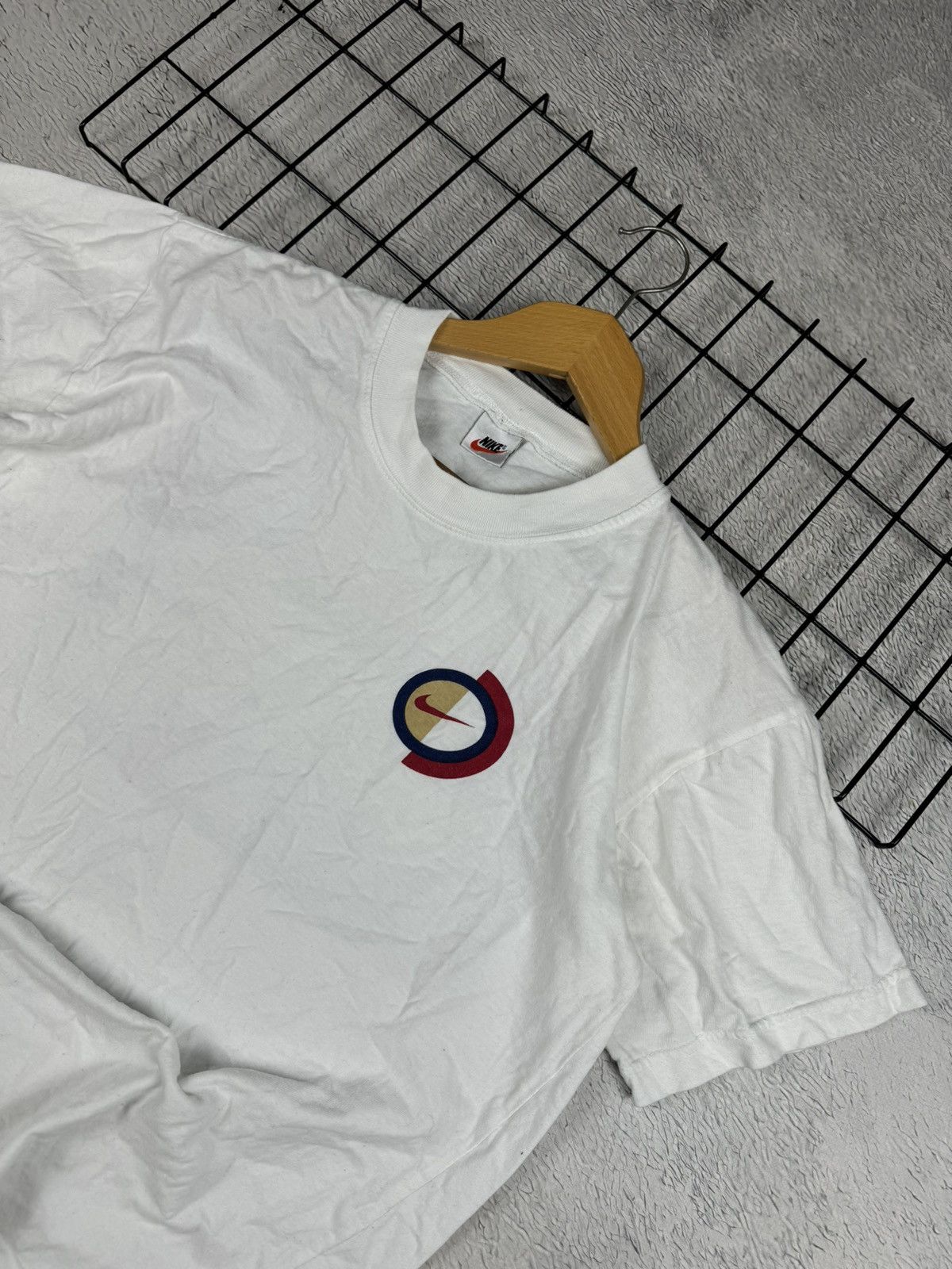 Nike × Vintage Vintage Nike 1997 Soccer Tee big logo y2k M size Size US M / EU 48-50 / 2 - 3 Thumbnail