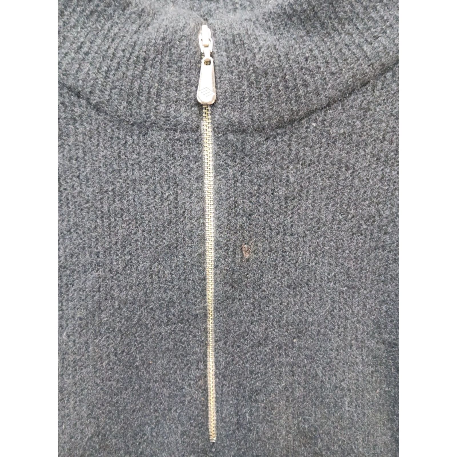 Joseph Abboud Joseph Abboud Sweater Men Black 100% Cashmere 1/4 Zip High Neck Long Sleeve - M Pullover Knit Zipper Accent Size US M / EU 48-50 / 2 - 3 Thumbnail