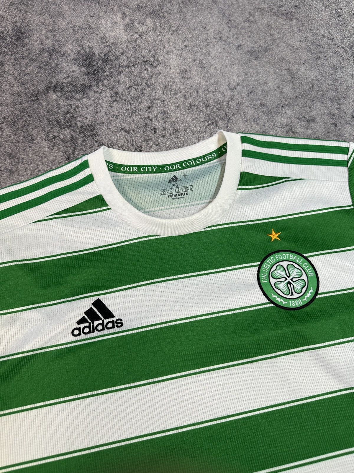Adidas Adidas Celtic Soccer Jersey Streetwear Rare Casual XL USA Size US XL / EU 56 / 4 - 2 Thumbnail