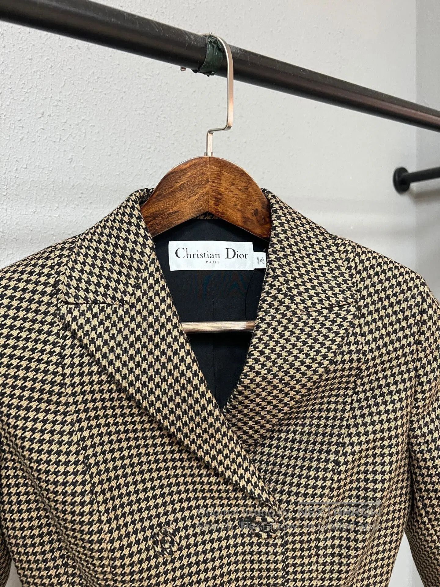 Dior Dior Houndstooth Double-Breasted Blazer. Size S / US 4 / IT 40 - 3 Thumbnail