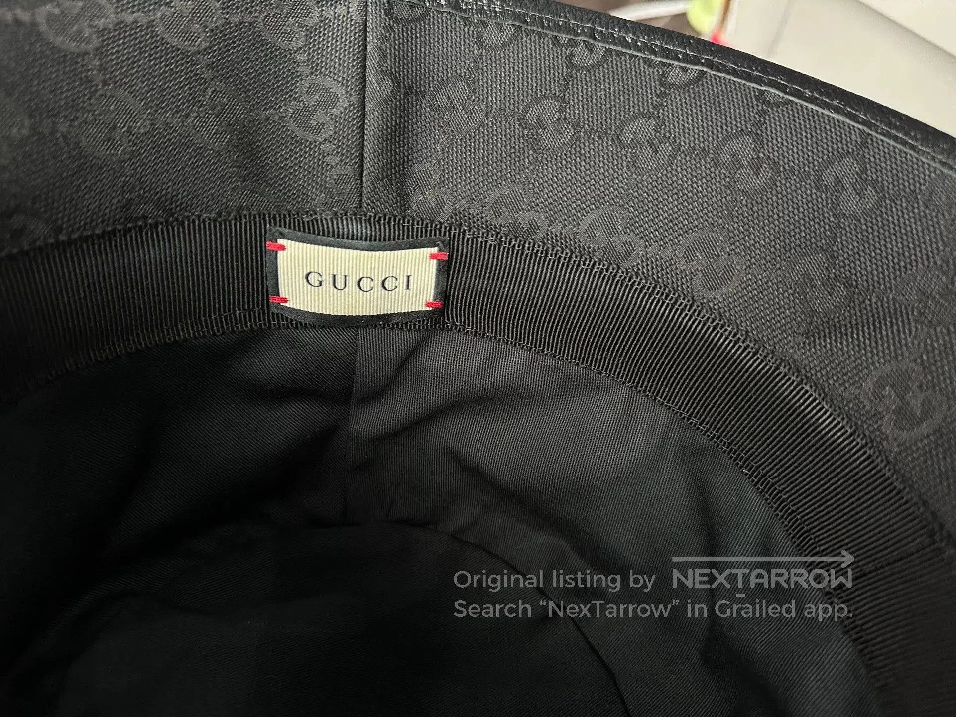 Gucci Gucci GG Canvas Logo Bucket Hat. Size ONE SIZE - 5 Thumbnail