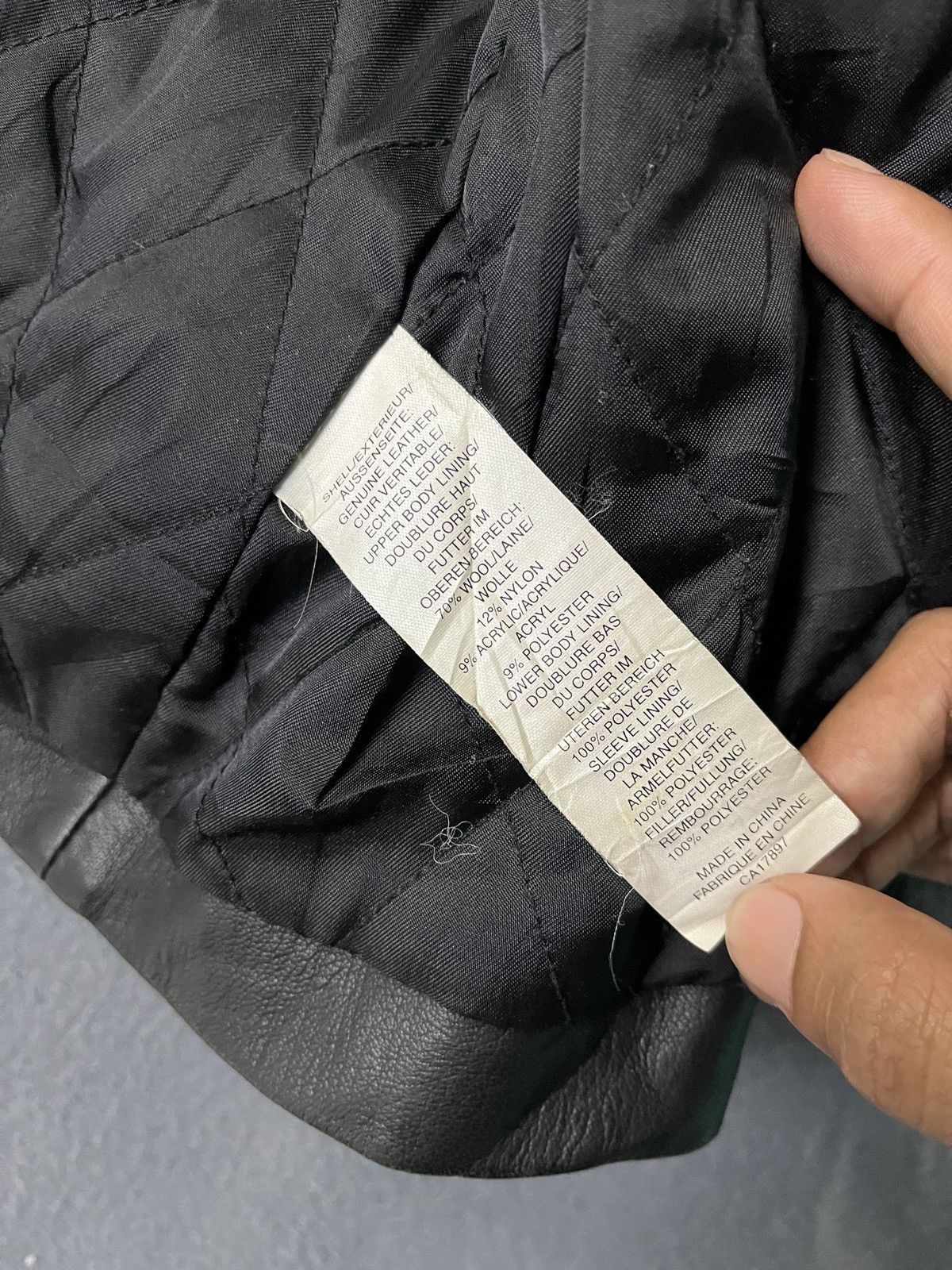 Gap GAP Zip Up Leather Jacket Black Vintage Size US S / EU 44-46 / 1 - 8 Thumbnail