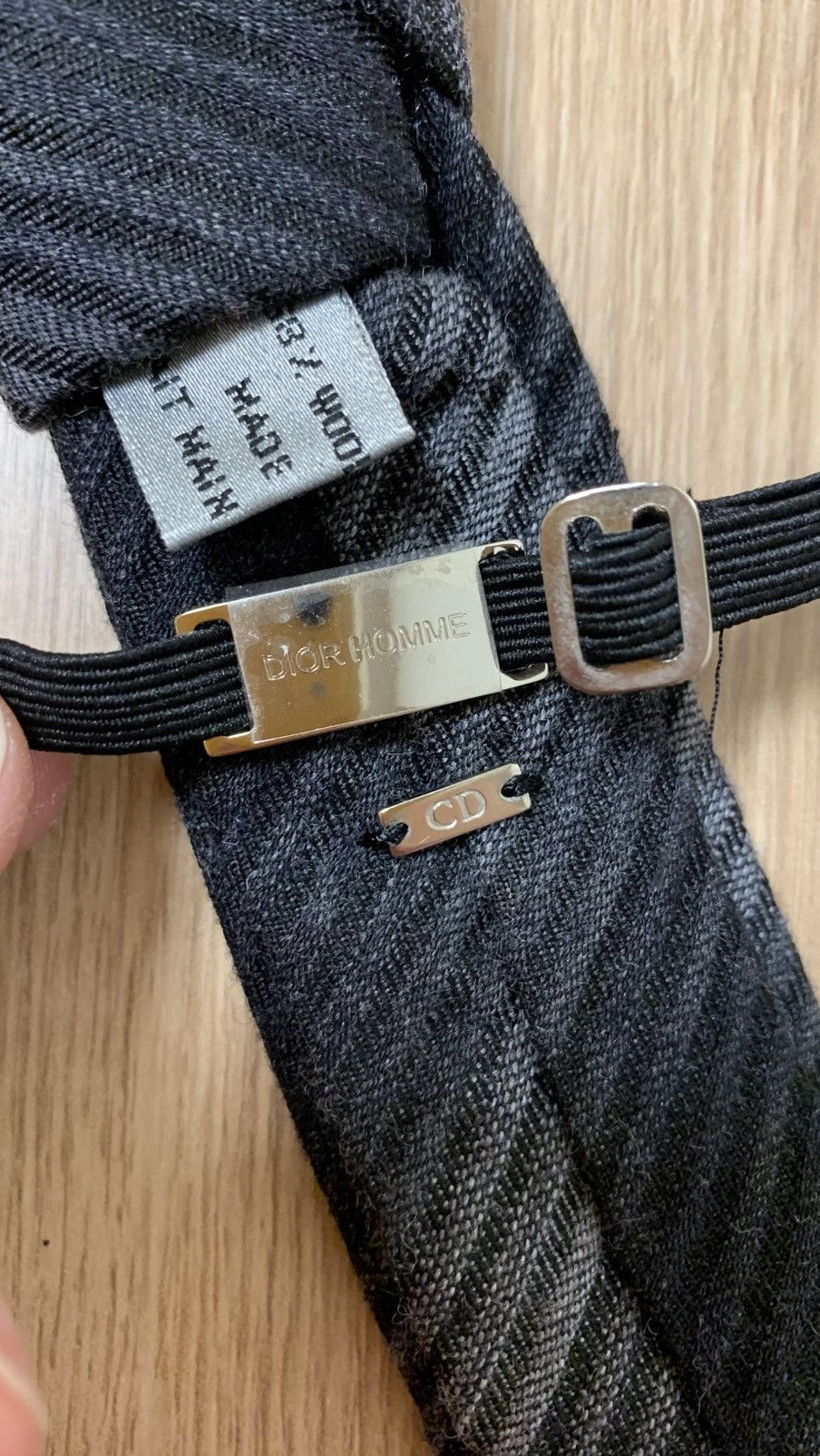 Dior × Kris Van Assche Dior Homme FW2008 Cut-Off Tie Size ONE SIZE - 5 Thumbnail